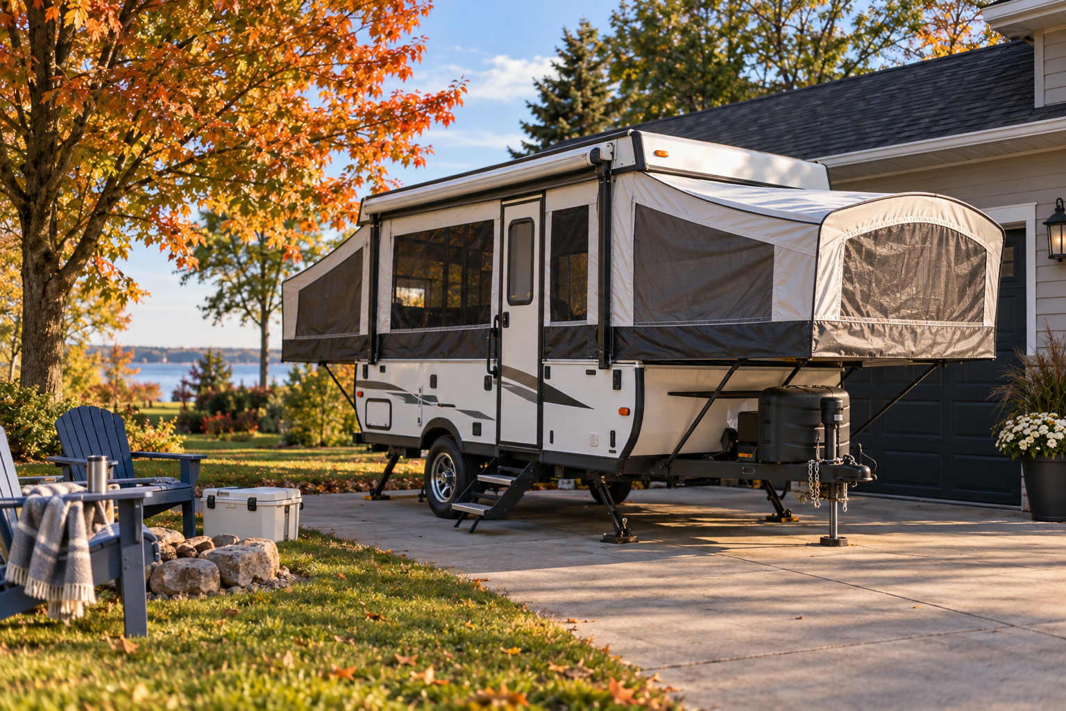 winterize pop up campers with plumbing antifreeze in amherstburg